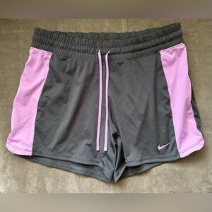 Nike Women's Athletic Shorts in grey and purple